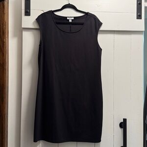 Nine West Black Sheath Dress XL Little Black Dress Stretch Cap Sleeve NEW
